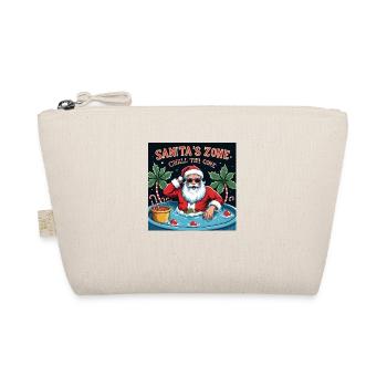 Père Noël piscine Cadeaux amusants Noël - Trousse biologique - nature - Devant