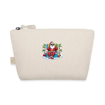 Père Noël piscine Cadeaux amusants Noël - Trousse biologique - nature - Devant