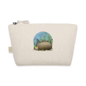 Hedgehog - Organic Pouch - nature - Front