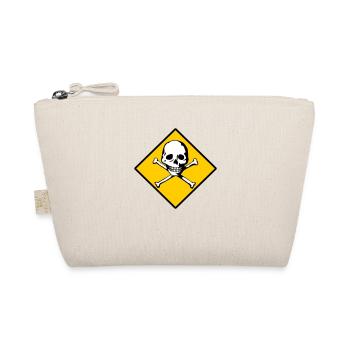Skull and bones - Organic Pouch - nature - Front