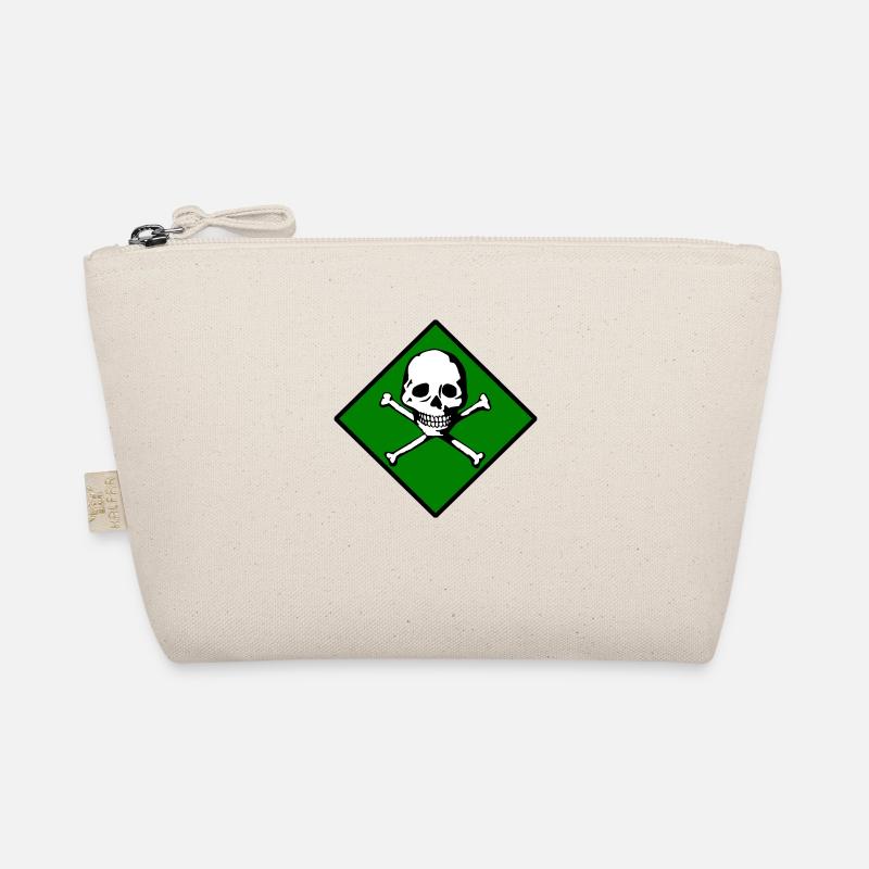 Skull and bones Organic Pouch