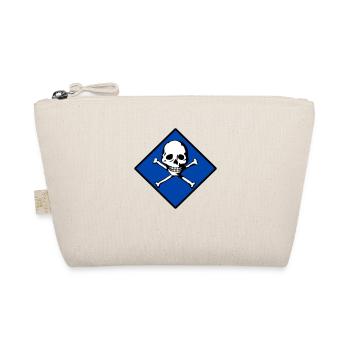 Skull and bones - Organic Pouch - nature - Front
