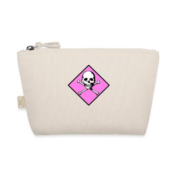 Skull and bones - Organic Pouch - nature - Front