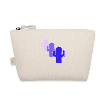 Drei Kakteen 3 Kaktus Wüste Cool Bunte Silhouette - Bio-Täschchen - Natur - Vorne