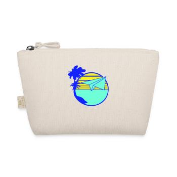 Paper Airplane Airplane Airplane Flying Travel Cool - Organic Pouch - nature - Front