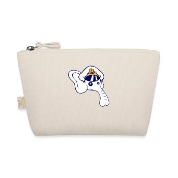 Drôle Petit Éléphant Tête Capitaine Mignon Mignon - Trousse biologique - nature - Devant