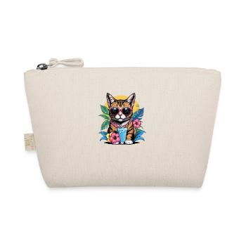 Cat Vacation Vacation Cat Vacation Hawaii Island Sea - Organic Pouch - nature - Front