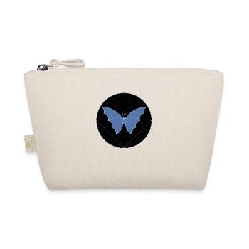 Heilige Geometrie Schmetterling - Bio-Täschchen - Natur - Vorne