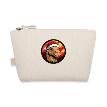 Kamel Weihnachten X-Mas - Bio-Täschchen - Natur - Vorne