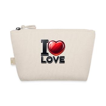 I Love Shine - Bio-Täschchen - Natur - Vorne