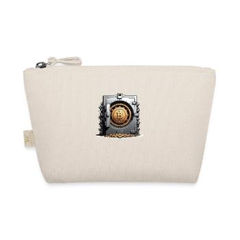 Bitcoin Crypto Crypto to the Moon Gift - Organic Pouch - nature - Front