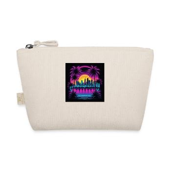 Rétro Ville Neon Couleur Cadeau Gaming Retro World - Trousse biologique - nature - Devant