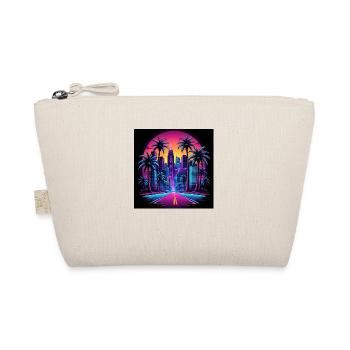 Rétro Ville Neon Couleur Cadeau Gaming Retro World - Trousse biologique - nature - Devant