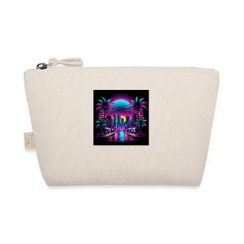 Rétro Ville Neon Couleur Cadeau Gaming Retro World - Trousse biologique - nature - Devant