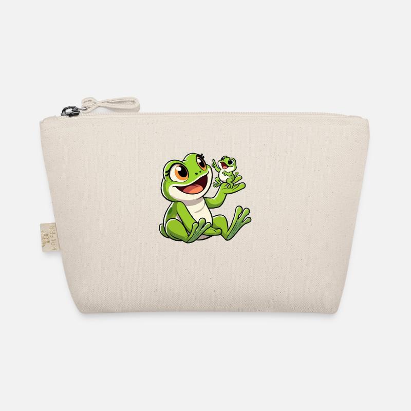 Grenouille mère avec enfant gambadant Trousse biologique