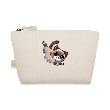 Chat siamois mignon équilibre sur les mains Breakdance dessin animé - Trousse biologique - nature - Devant
