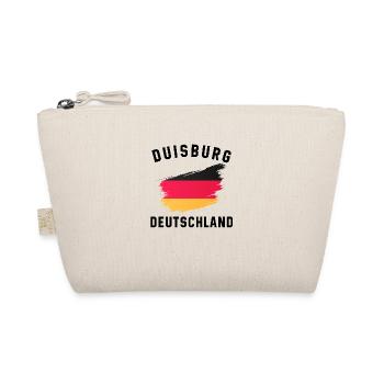 Germany Flag - Artistic Design in Pins - Organic Pouch - nature - Front
