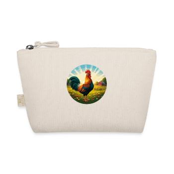 Rooster at sunrise - Organic Pouch - nature - Front