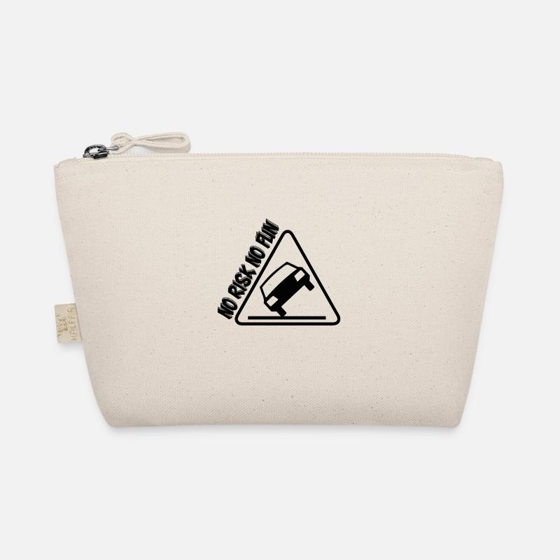No Risk No Fun Funny Gift Car Tuning Organic Pouch