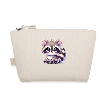 Super Cute Kawaii Baby Racoon - Bio-Täschchen - Natur - Vorne