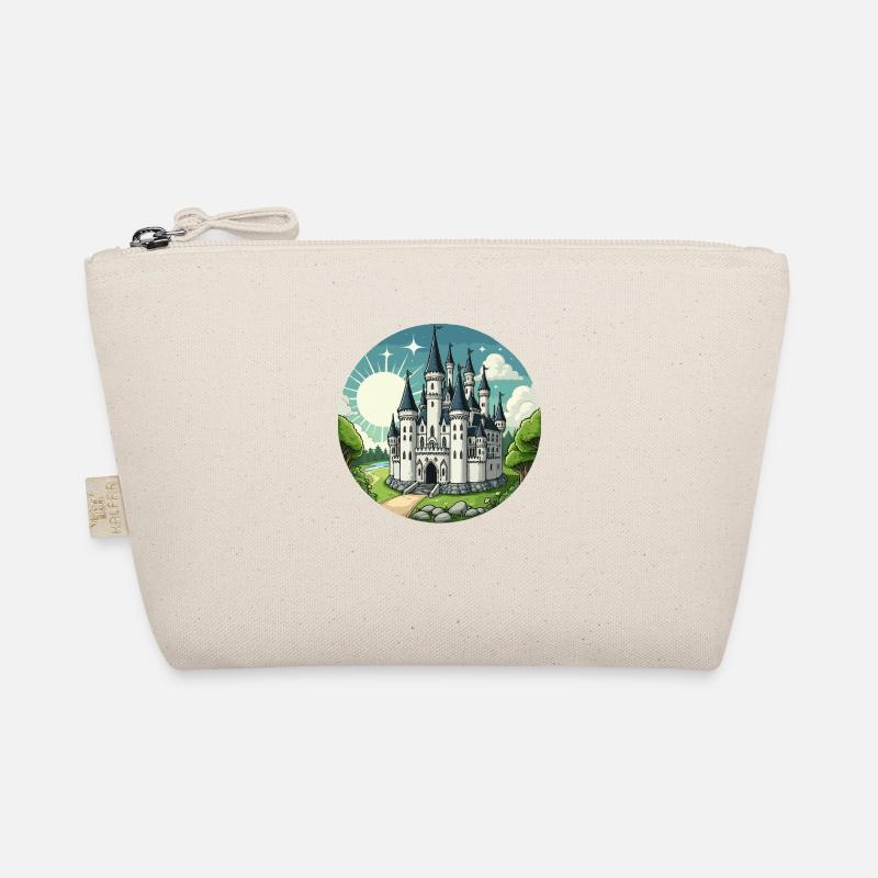 Fairytale castle white Organic Pouch