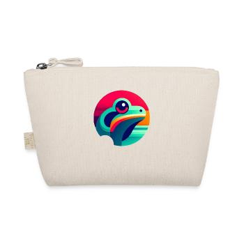 Tree frog illustration abstract - Organic Pouch - nature - Front