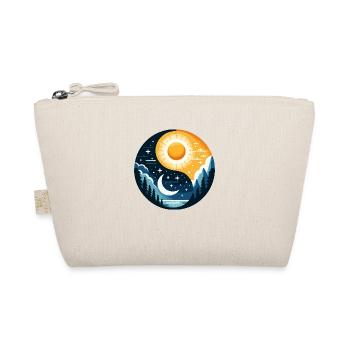 Yin Yang Sun and Moon - Organic Pouch - nature - Front