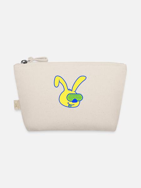 Lunettes de soleil lapin Grooves Stripes Fête Célébrer Fun - Trousse biologique - nature - Devant