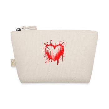 heart - Bio-Täschchen - Natur - Vorne