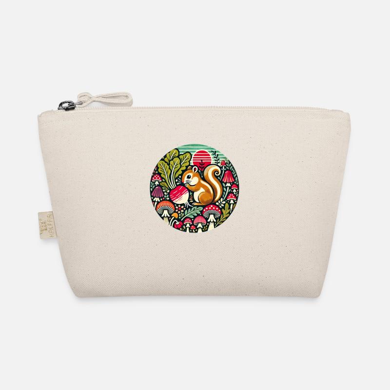 Cute Chipmunk Organic Pouch