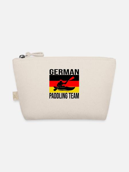 German Kayak Crew Shirt – Paddeln - Bio-Täschchen - Natur - Vorne