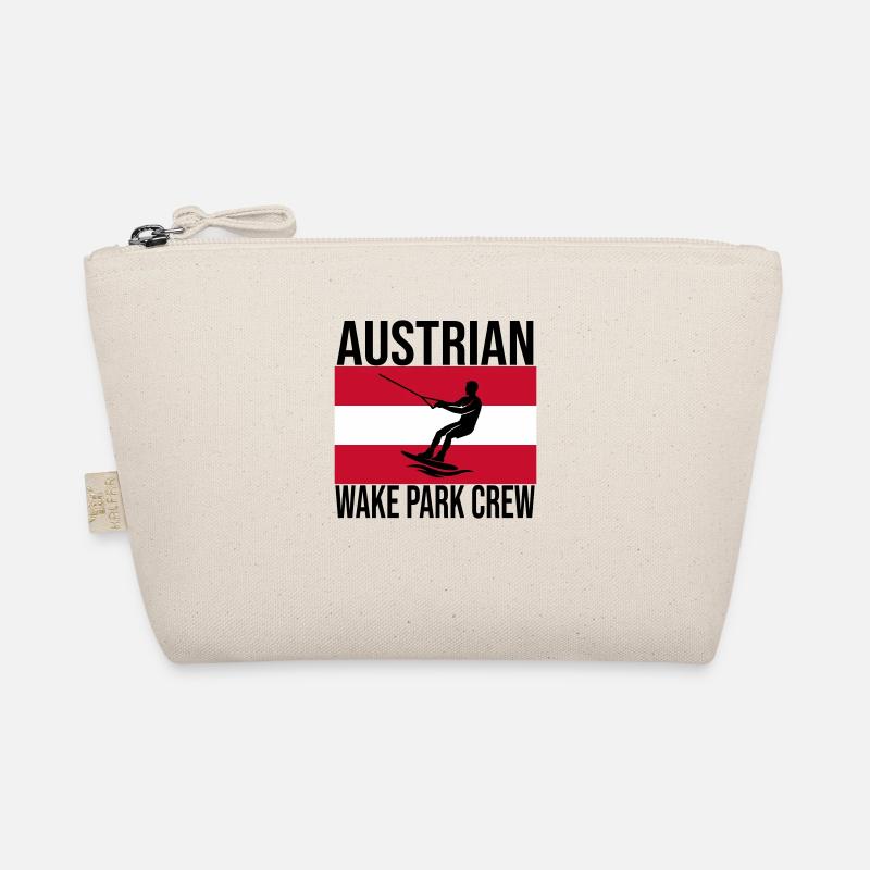 Austrian Wake Crew Wakeboard Shirt Bio-Täschchen