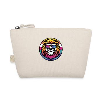 Lion Bande Dessinée Cool - Trousse biologique - nature - Devant