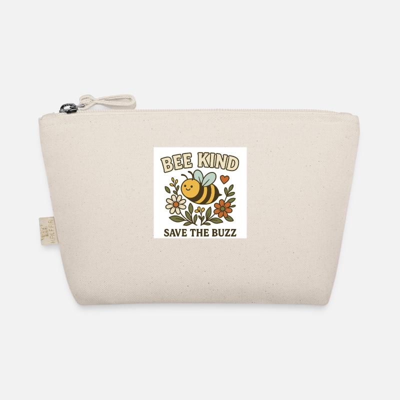 Be kind white - Bio-Täschchen - Natur