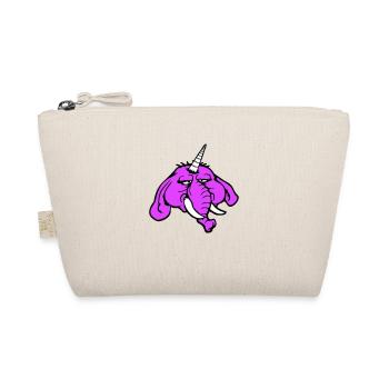 Unicorn, elephant, bad-tempered, angry, sad - Organic Pouch - nature - Front