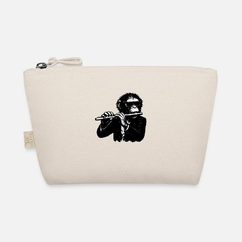 Flutes Monkey in the Monkey Orchestra Organic Pouch