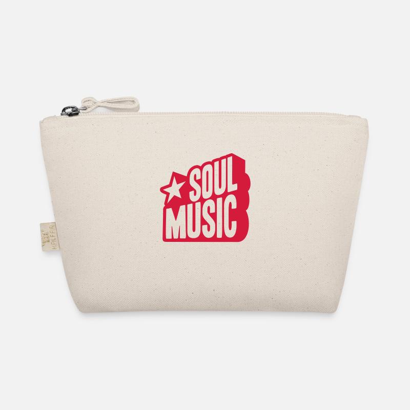 SOUL MUSIC LOGO MIT STERN - Bio-Täschchen - Natur