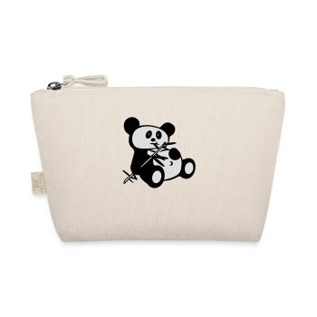 lazy panda - Organic Pouch - nature - Front