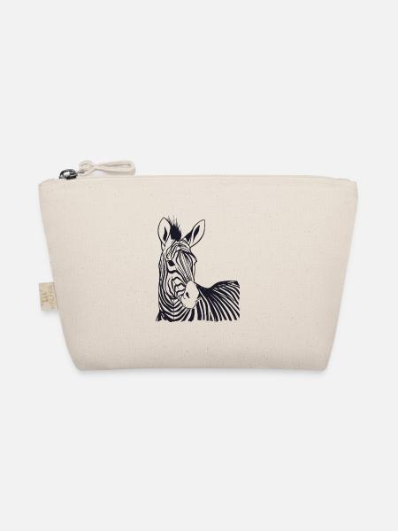 Portrait de zèbre tête de zèbre - Trousse biologique - nature - Devant