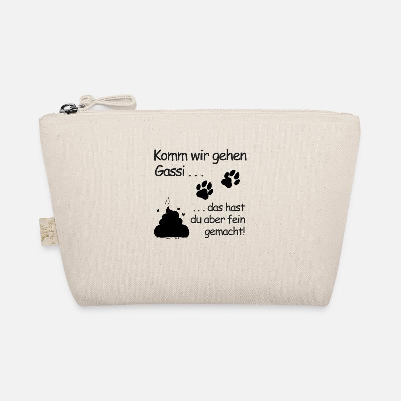 Komm wir gehen Gassi: Belohnung in Pfotenform Bio-Täschchen