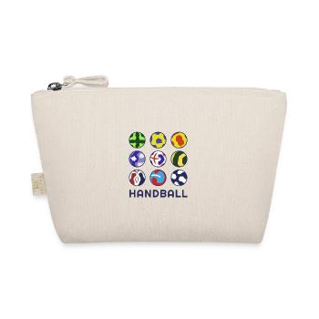 Handball Player Design Cool Handball Minimalist - Organic Pouch - nature - Front