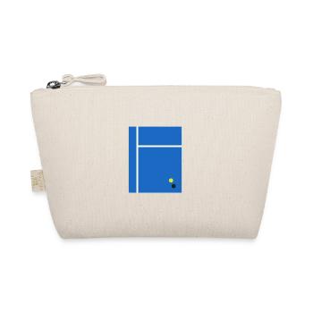 Illustration de tennis 2D Minimalisme Court de tennis - Trousse biologique - nature - Devant