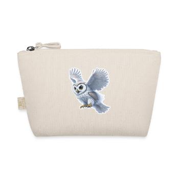 Owl Flight Sticker - Organic Pouch - nature - Front