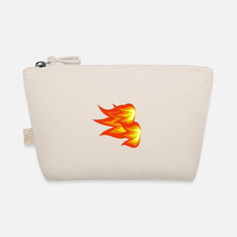 Flames Fire Organic Pouch
