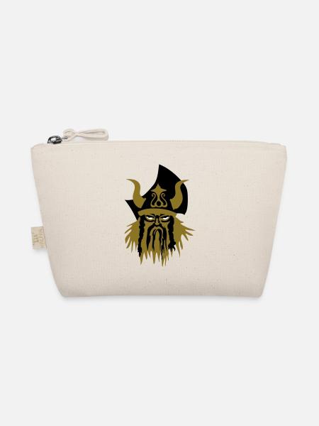 La tête de guerrier viking, Patjila - Trousse biologique - nature - Devant