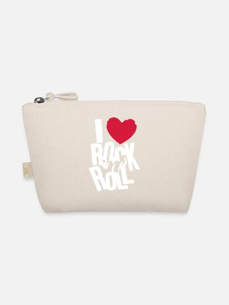 i love rock n roll - Trousse biologique - nature - Devant