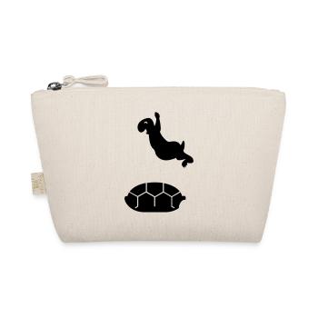 Frühlings Schildkröte / spring turtle (1c) - Organic Pouch - nature - Front