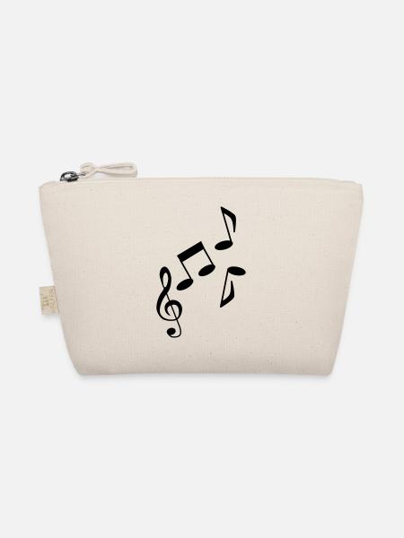 Musik - Noten - Music - Bio-Täschchen - Natur - Vorne