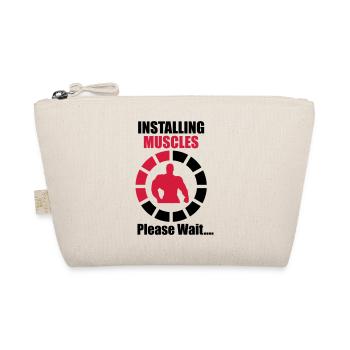 Installing Muscles (Loading) Funny Gym - Organic Pouch - nature - Front