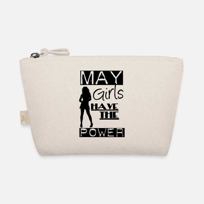 May Girls Geschenk Geburtstag - Bio-Täschchen - Natur